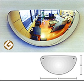 出会いがしらの衝突を防止する気くばりミラー